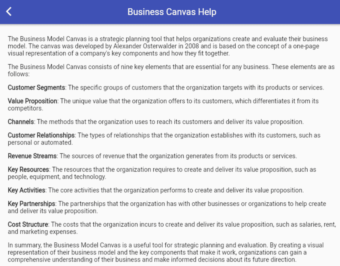 Strategizing App
